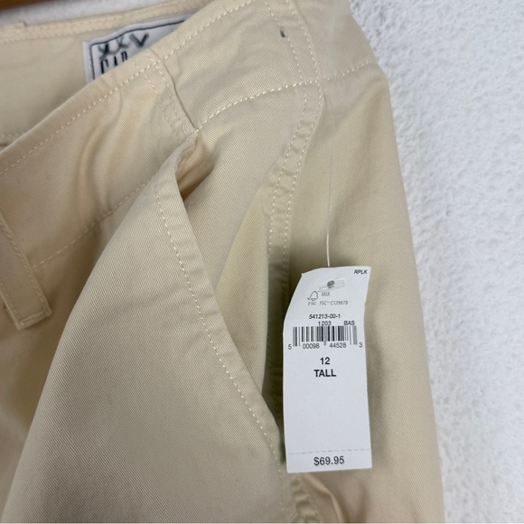 NEW GAP Downtown Khaki Chino Pant Trouser 12 Tall - Picture 4 of 10